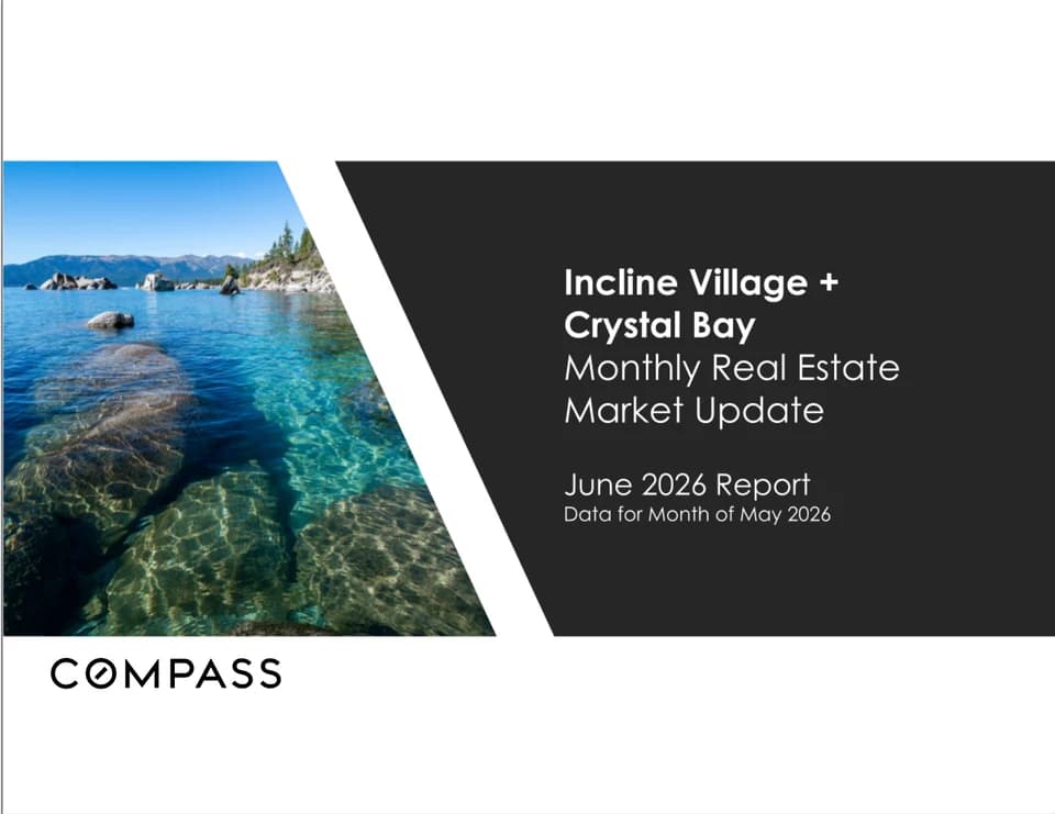 Cover of the June 2026 Compass Incline Village + Crystal Bay market report