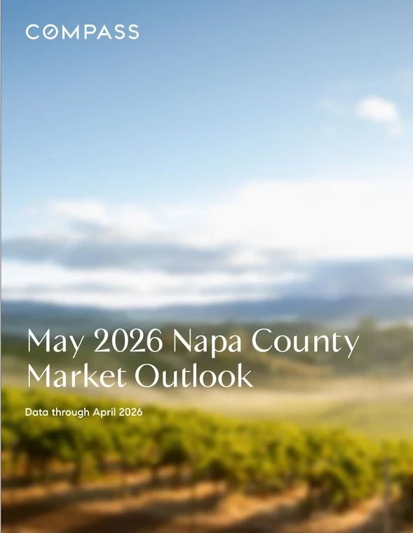 Cover of the May 2026 Compass Napa County market report