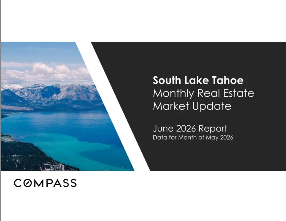 Cover of the June 2026 Compass South Lake Tahoe market report